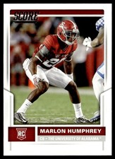 2017 Score Marlon Humphrey Rookie Alabama Crimson Tide #409