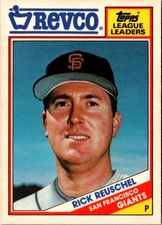 1988 Topps Revco League Leaders Rick Reuschel #13 San Francisco Giants