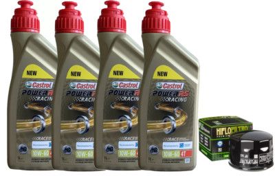 KIT/INSPEKTION MOTORRAD/GUZZI CALIFORNIA AUDACE 1400 CASTROL RACING 10W60 ÖLFILTER