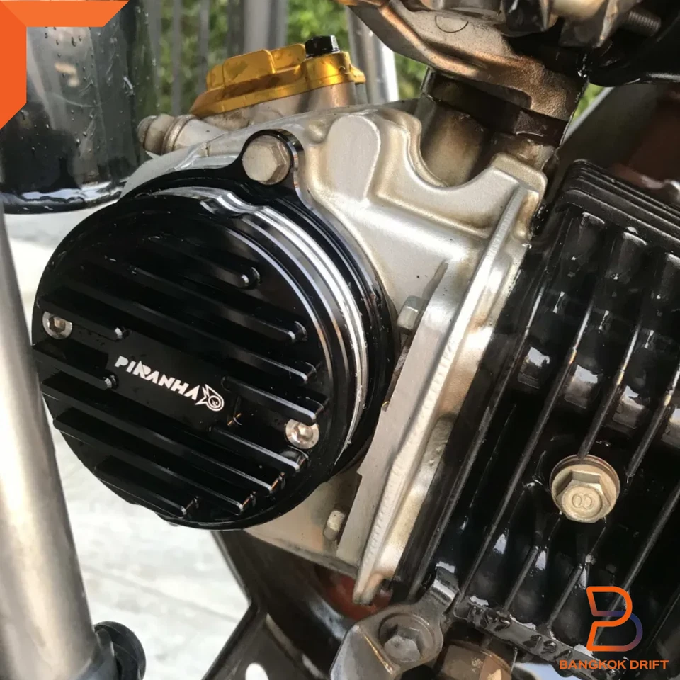 RED CAM GEAR COVER COOLING PLATE FOR HONDA MONKEY Z MA GROM MSX TRAIL CT 125 AM - Image 4 of 4