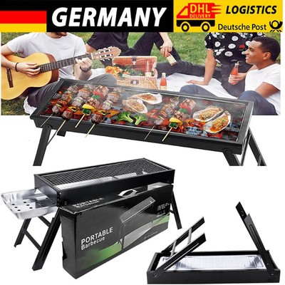 BBQ Grill Holzkohlegrill Campinggrill Klappgrill Tragbar Picknickgrill Terrasse