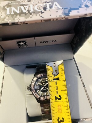 INVICTA 31858 38mm Grand Diver Army Auto Stainless Steel Bracelet Watch-Gunmetal INVICTA 31858 38mm Grand Diver Army Auto Stainless Steel  main image 3