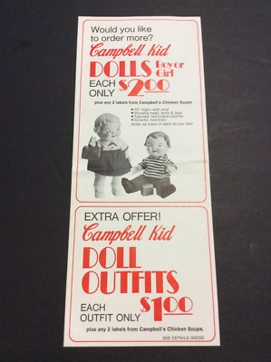 Campbell's Soup Company CAMPBELL KID DOLL Brochure  1971