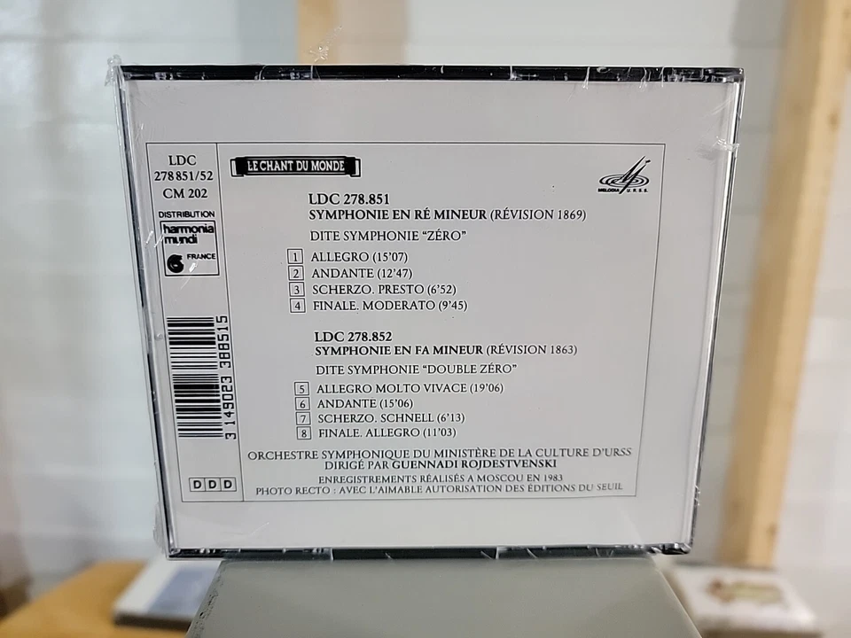 Bruckner - Symphonies Zero Et Double Zero / Harmonia Mundi-3149023388515 CD Foto 2 de 3
