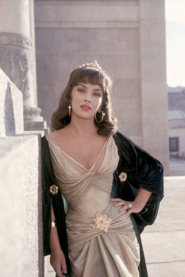 Hollywood screen goddess Gina Lollobrigida in Solomon Sheba di- 1950s 4x6 Photo