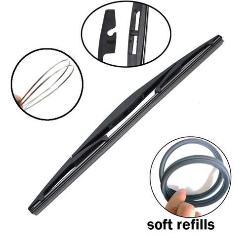 3Pcs Front & Rear Windscreen Wiper Blades For Honda Jazz 20092017 26