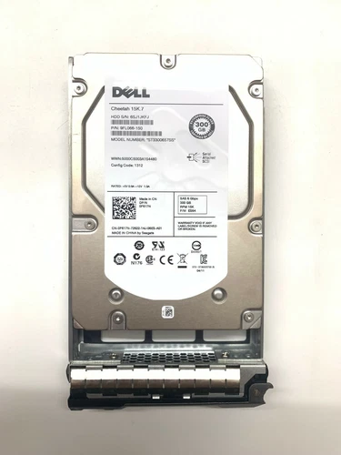 Dell F617N 0F617N ST3300657SS 300GB 15K 6G 3.5 SAS HDD HARD DRIVE With TRAY - Picture 3 of 8