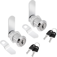 el Paquete Incluye: Paquete De 2 Cerraduras De Leva Tubulares, 4 Llaves