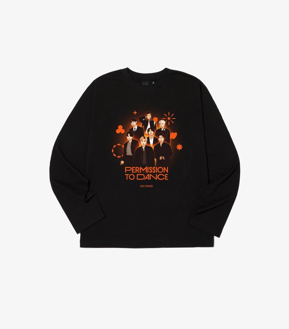 BTS Permission to Dance PTD on Stage L/S Photo T-shirt - Black 