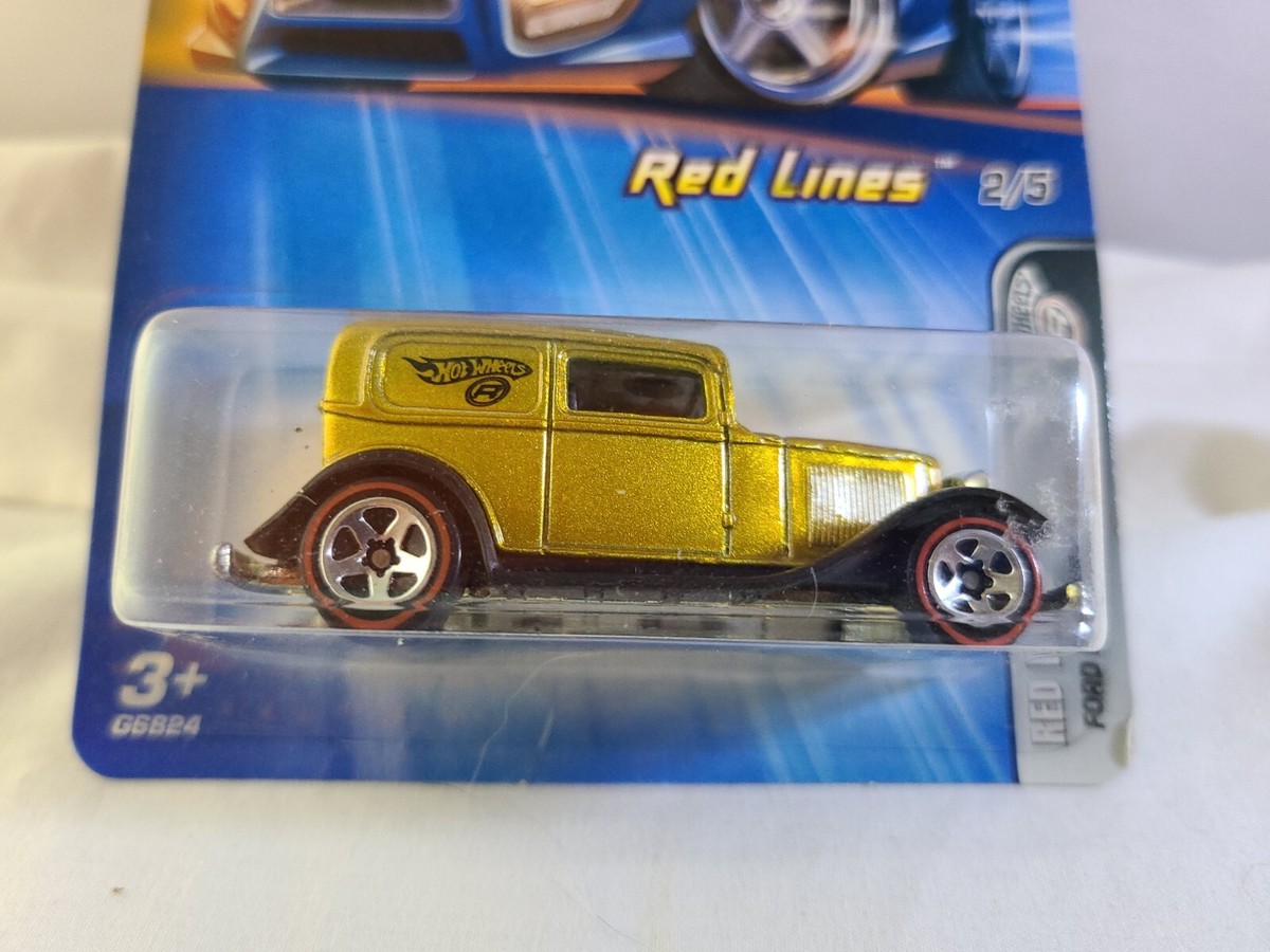 ミニカー hotwheels redline 1969 classic 32 ford Vintage Hot Wheels Redline 1969 ELECTRIC Orange Classic 32