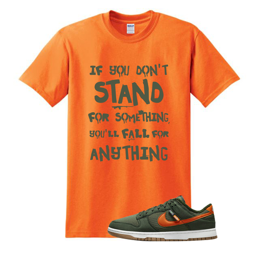 Orange STND Shirt for Green Olive Nike 