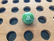 Vintage | "Public Telephone" | White on Green | Marble