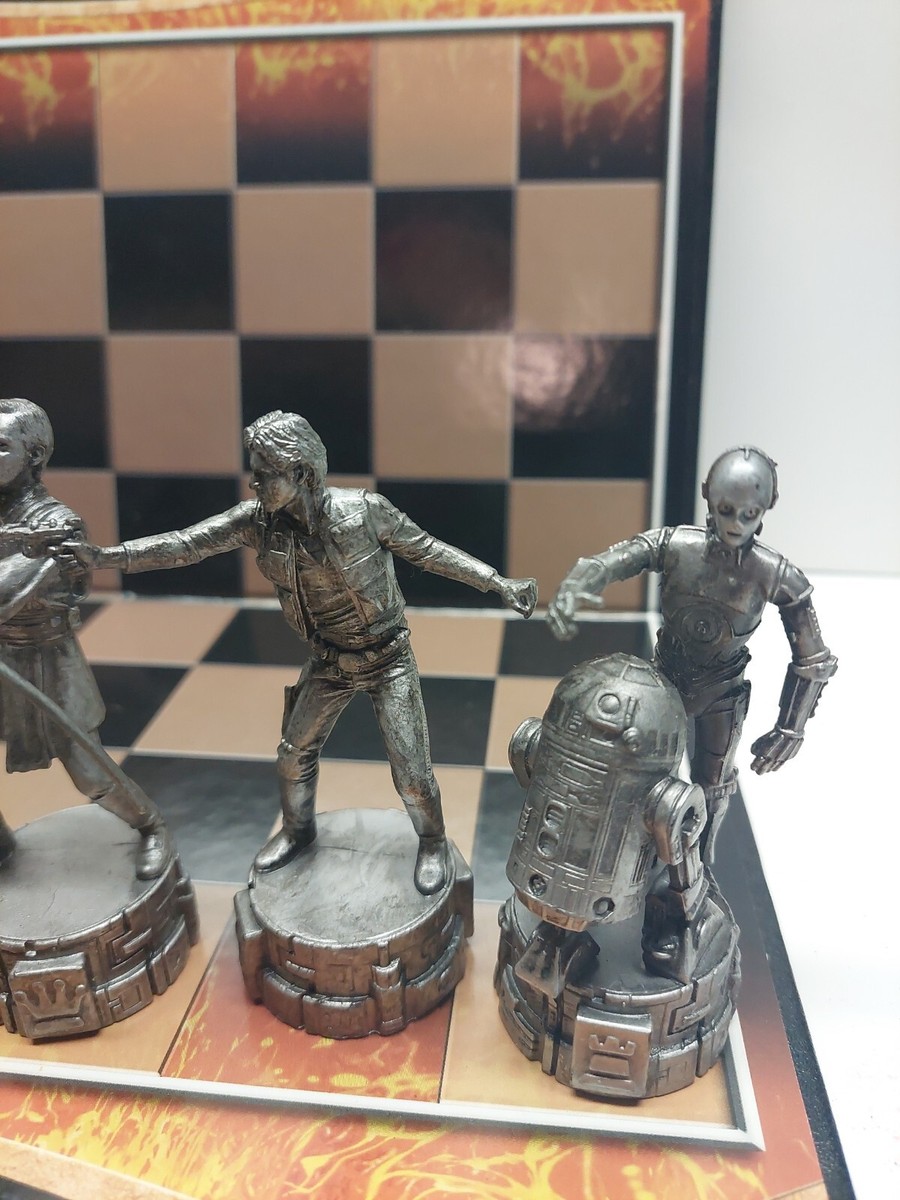 Star Wars Saga Edition Scacchi Gioco di Ricambio Incompleto Usato 30 Pezzi