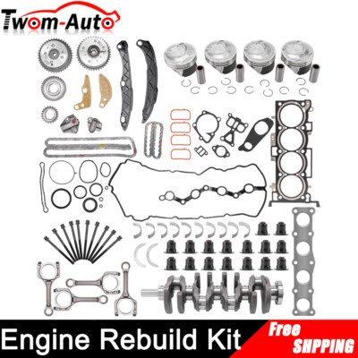 Crankshaft Rods Bearing Rebuild Kit For Hyundai Sonata Kia Forte Optima G4KJ 2.4
