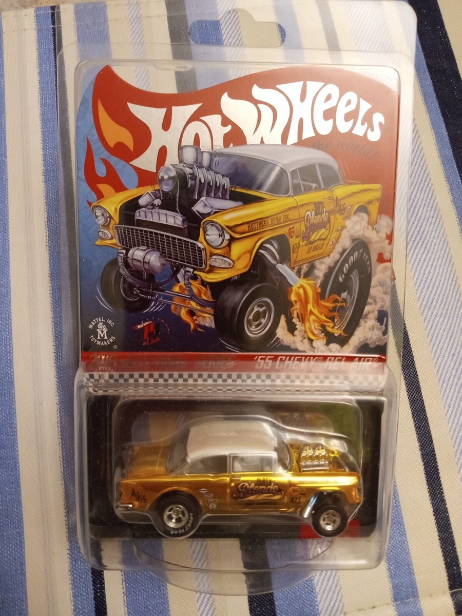Hot Wheels RLC Selections '55 Chevy Bel Air Gasser - Oro, Edizione Limitata SOLD OUT