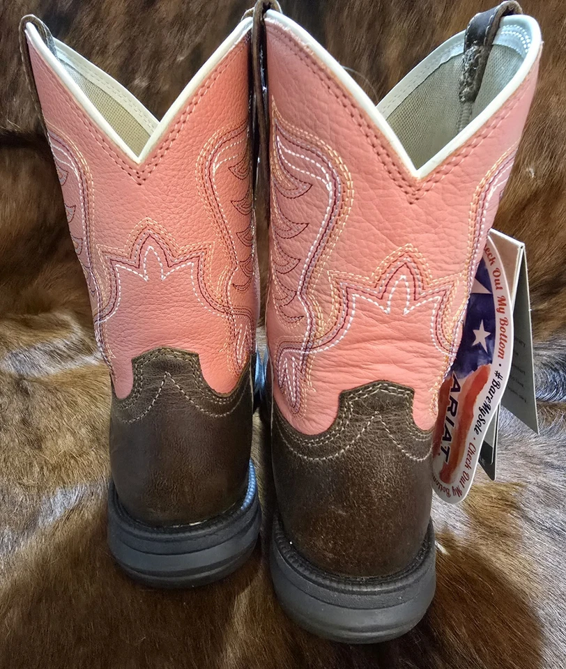 Botas Ariat Anthem Shorty Myra Honey Bee Coral Cósmico Foto 4 de 4