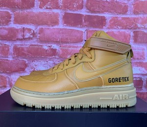 Nike Air Force 1 GTX Gore-Tex Boot Flax/Wheat-Gum Light Brown - CT2815-200  | Sneaker District