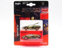 Maisto 1/64 Lamborghini Sian Fkp 37 GrÜN Statisches Modell Diecast