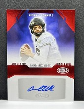 Aidan O'Connell 2023 SAGE Aspire RED AUTO RC Michigan State Spartans Raiders