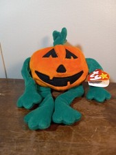 TY Beanie Baby PUMKIN The PUMPKIN 1998 Halloween NEW With Tag