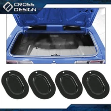 4PCS Metal Trunk Floor Pan Drain Plug Plate Fit For Chevelle Firebird Camaro GTO