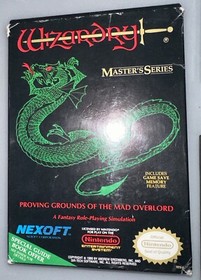 NES Wizardry: Proving Grounds of the Mad Overlord Nintendo 1990 No Manual