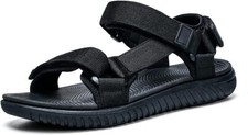 iNTLPPY Walking Sandals Womens - Adjustable Hook and Loop Straps Ladies Sandals