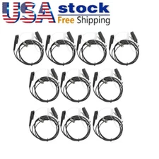 10x Earpiece Headset For ​DEP550 DEP570 XPR3500 XPR3300 MTP3250 MTP3550 RADIO