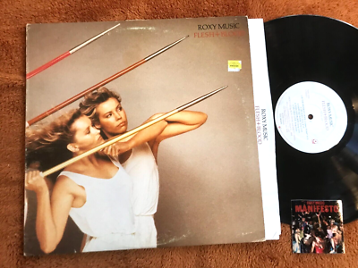 Roxy Music Flesh + Blood LP 1980 Atco SD 32-102 bryan ferry +FAN