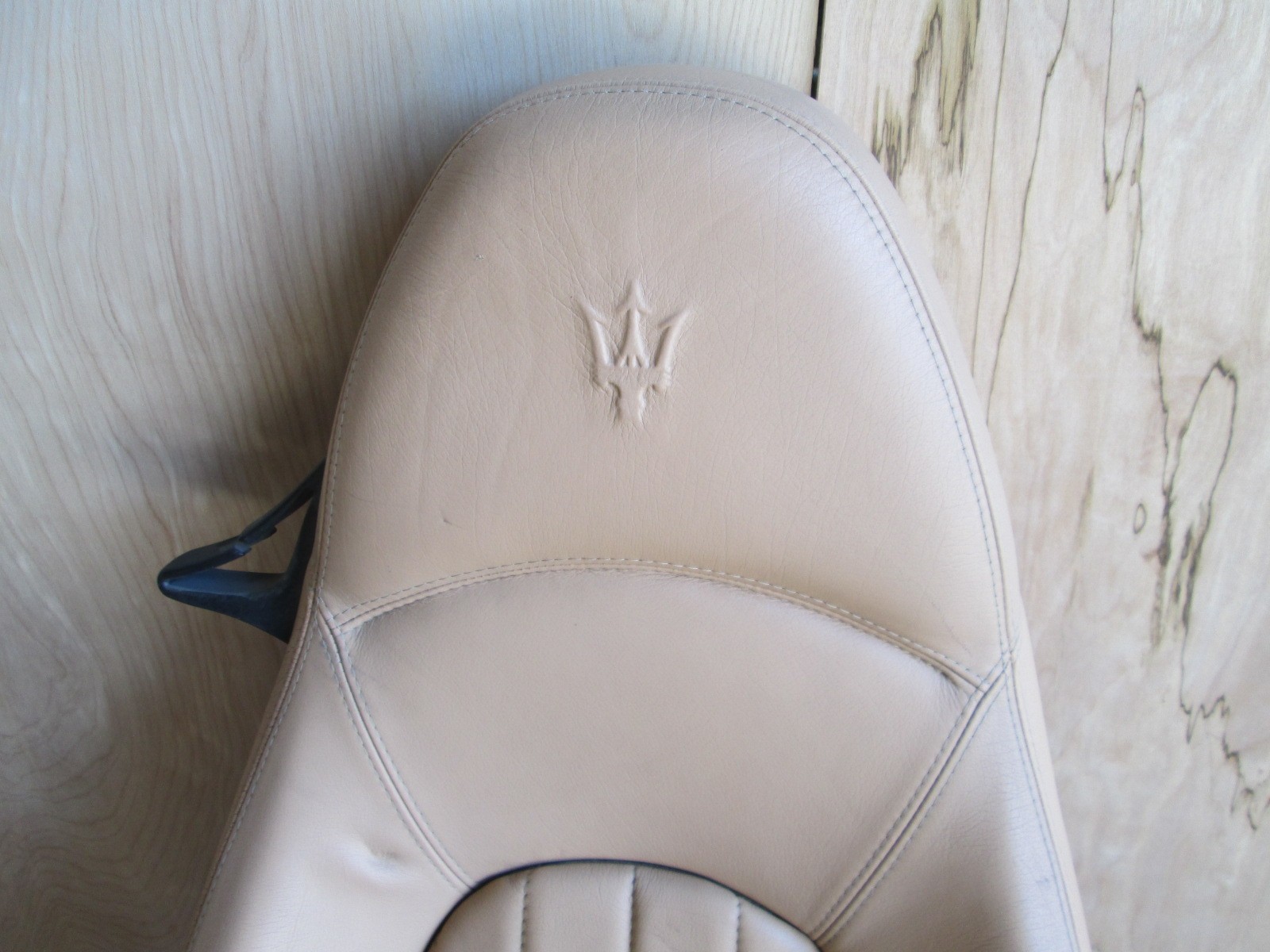 Maserati Coupe - RH / Passenger Seat w/ Rails / Guides Beige # 9811008