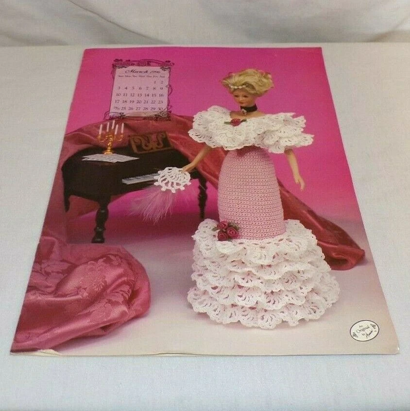 Annies Attic Calendar Miss March 1996 Ball Gown Fashion Doll Crochet  Pattern | eBay