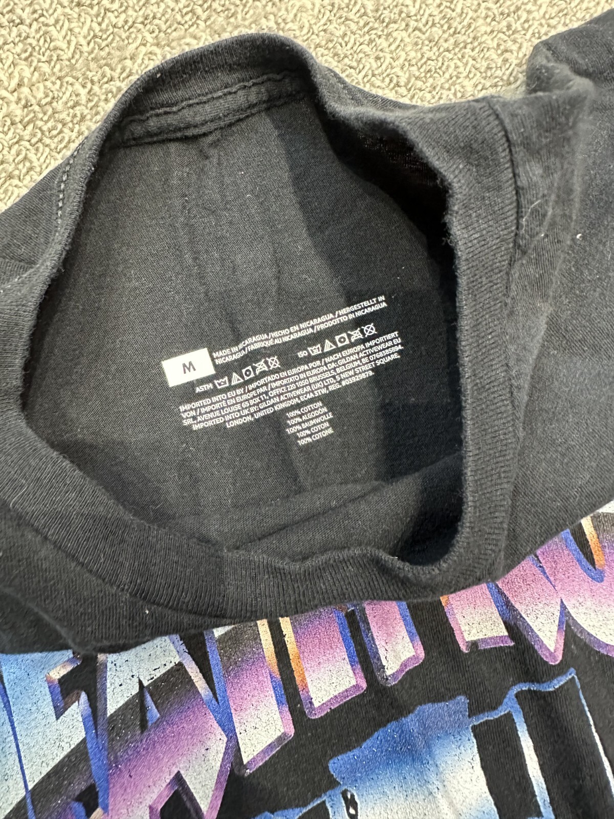 FILA T shirt Ripple Junction nera Death Row Records taglia media uomo Tupac Dr. Dre