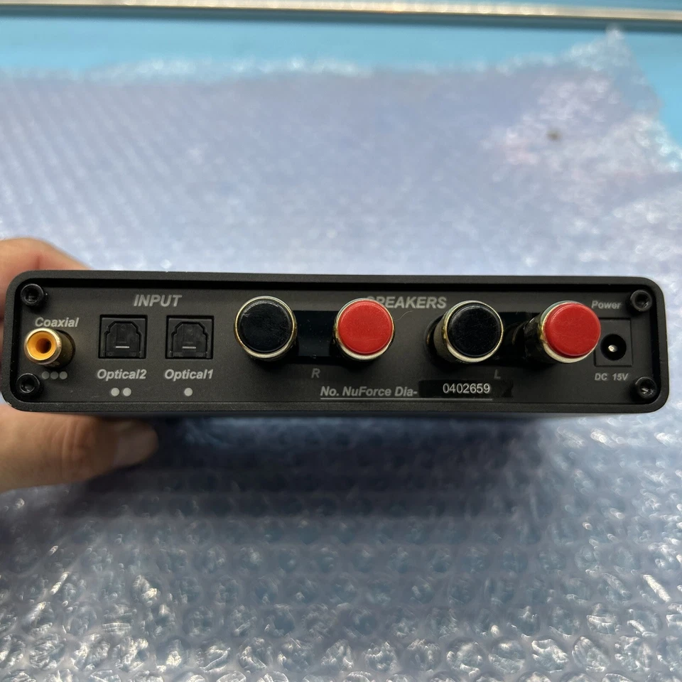 Amplificador de fone de ouvido NuForce DIA-preto desktop e DAC (sem adaptador de energia) - Imagem 3 de 3