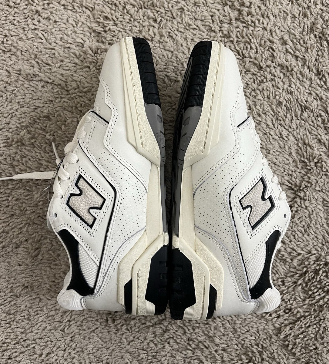 NWT New Balance 550 Cream Black Shoes Mens Womens