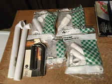 DEARBORN BRASS PIPES LOT FORM-N-FIT 1 1/2 OR 1 1/4 P-TRAP, 15" WASTE ARM NEW