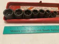 JAPAN QUALITY - ATD TOOLS 1/2" DRIVE 6 POINT IMPACT SOCKETS (7) - FREE SHIP