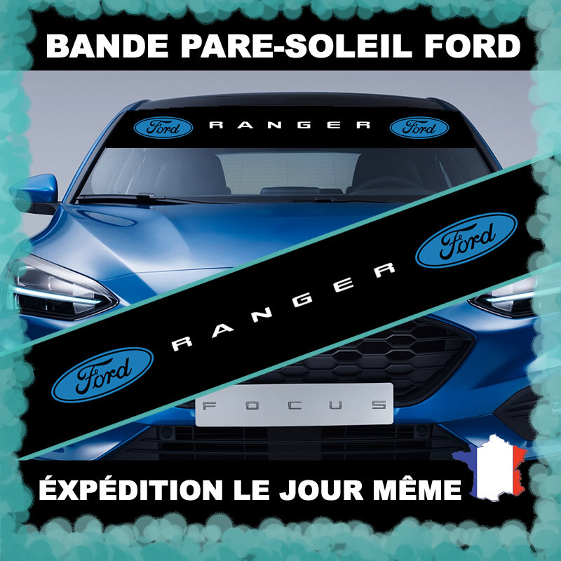 Sticker pare-soleil Ford Ranger anti-UV film pare-brise teinté occultant
