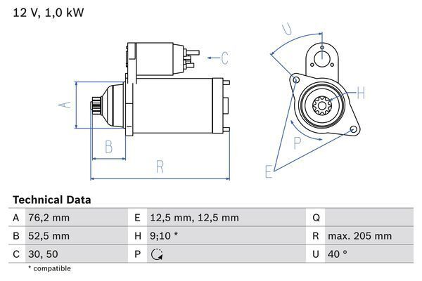 Bosch Anlasser Starter 0 986 020 290-image