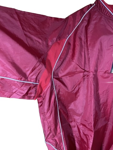 Mizuno Men's 1/4 Zip Pullover Windbreaker Shirt Jacket Short Sleeve Red Sz XL. - Picture 5 of 9