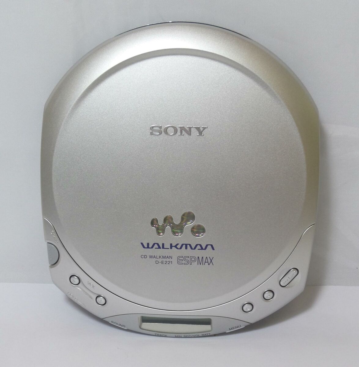 Sony DE221 CD Walkman - Personal CD Player - Silver - Grade Sony DE221 CD Walkman - Personal CD Player - Silver - Grade