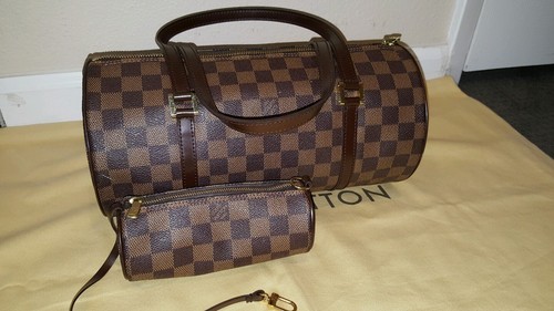 Ma poupette authentiques LOUIS VUITTON DAMIER EBENE PAPILLON 30 excellent  état | eBay