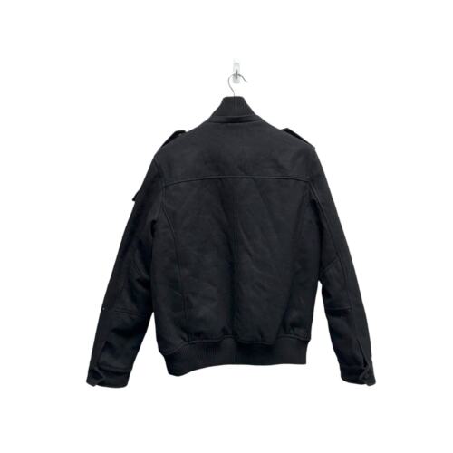 Guess Wool Blend Military Jacket Utility Black Men’s Size Medium - Picture 5 of 10