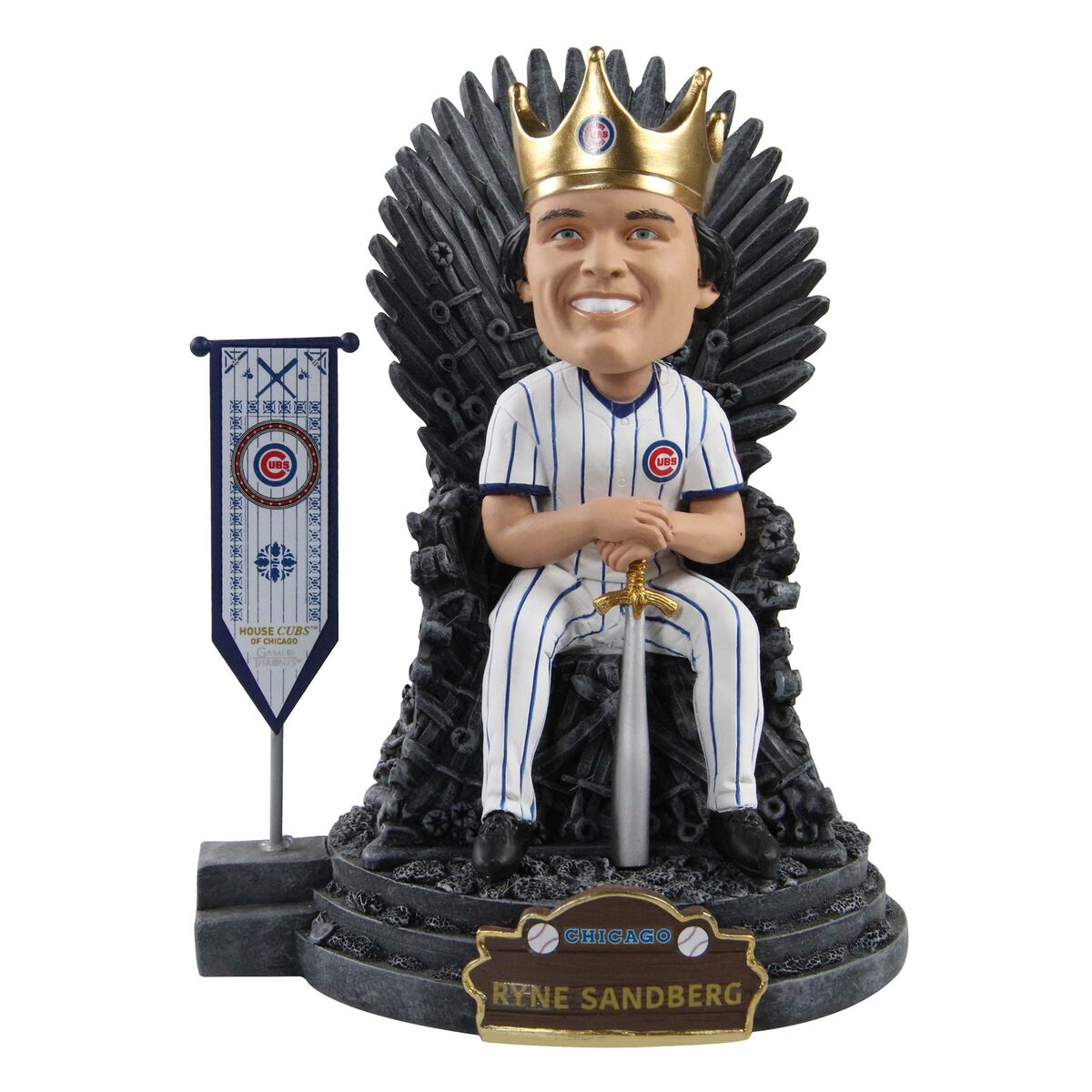 Ryne Sandberg Chicago Cubs Game of Thrones Legend Iron Ryne Sandberg Chicago Cubs Game of Thrones Legend Iron