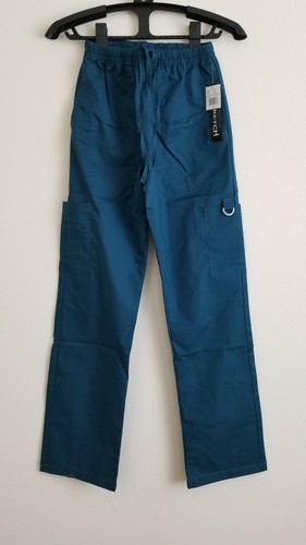 Medgear Men's Women's Green 12-Pocket V-neck Top and Pants Scrubs Set Size XS - 第 7/12 張圖片