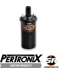 PerTronix 40511 Black Flame-Thrower Ignition Coil 40,000 Volt 3.0 OHM
