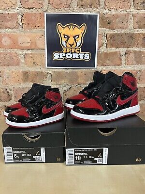 Air Jordan 1 Retro High Patent leather Bred MENS 555088-063 Air Jordan 1 Retro High Patent leather Bred MENS 555088-063