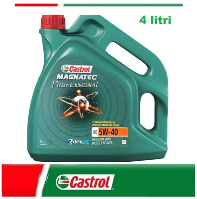 OLIO MOTORE 5w40 ACEA C3 Castrol Magnatec Professional OE dexos 2 917a VW505 01