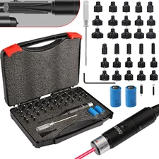 Professional Red Laser Bore Sight Kit Multiple Calibers Upgraded Bore Sighter