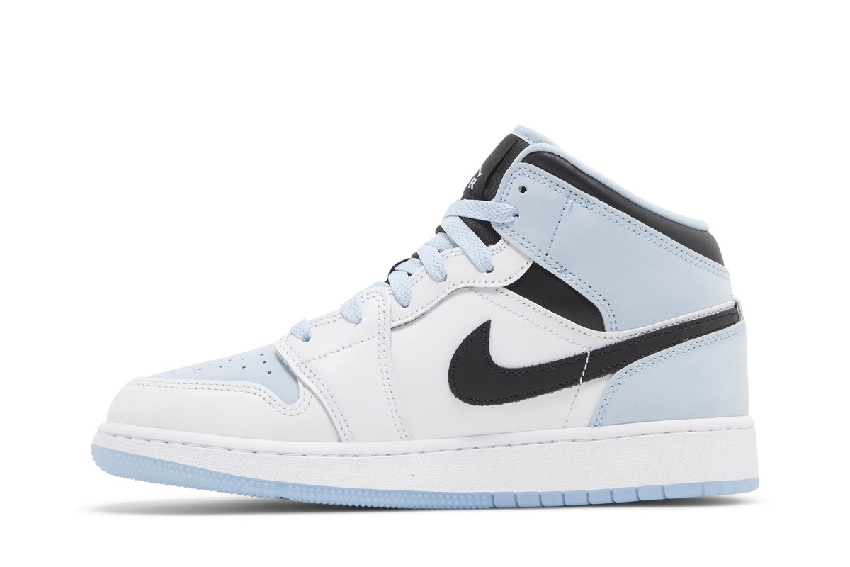 Nike Air Jordan 1 Mid SE GS White Ice Blue DV1337-104 | eBay