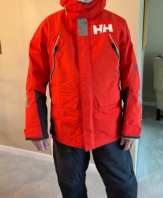 Sailing Helly Hansen foul weather jacket.